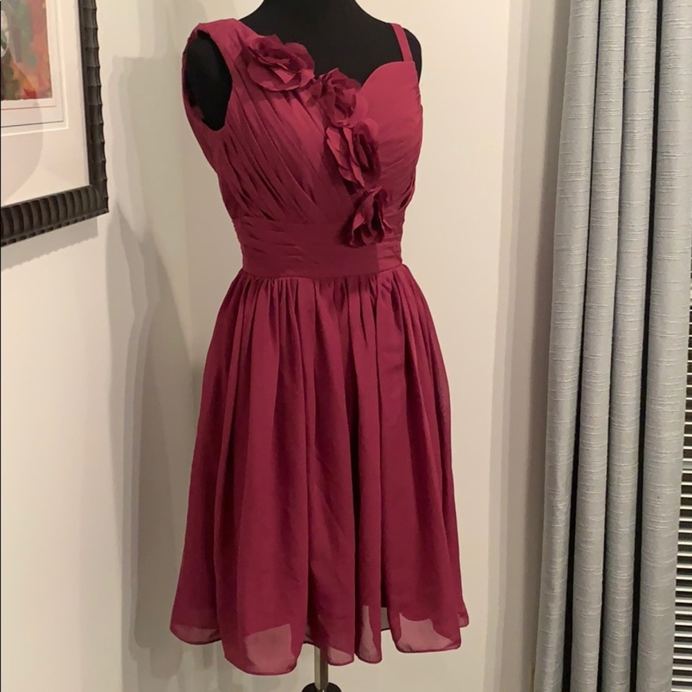 Dress wine in color.